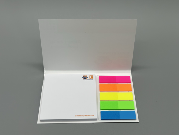 Filmmarker Haftnotizen farbig